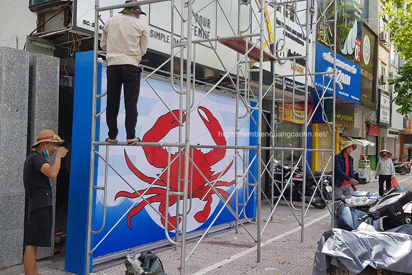 làm hộp đèn quảng cáo