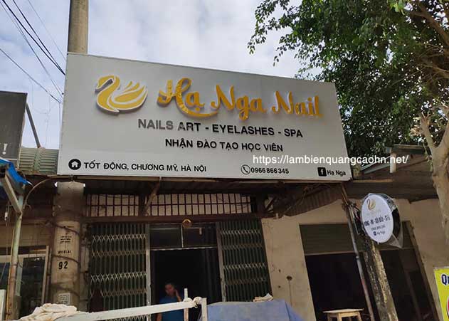 mẫu biển nail mi đẹp