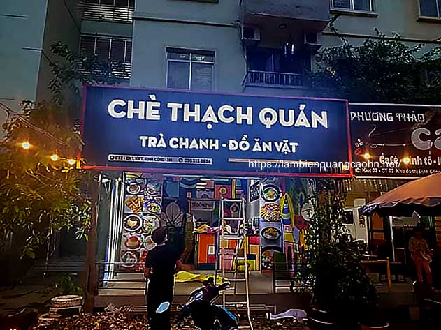 biển quảng cáo đồ ăn vặt đẹp