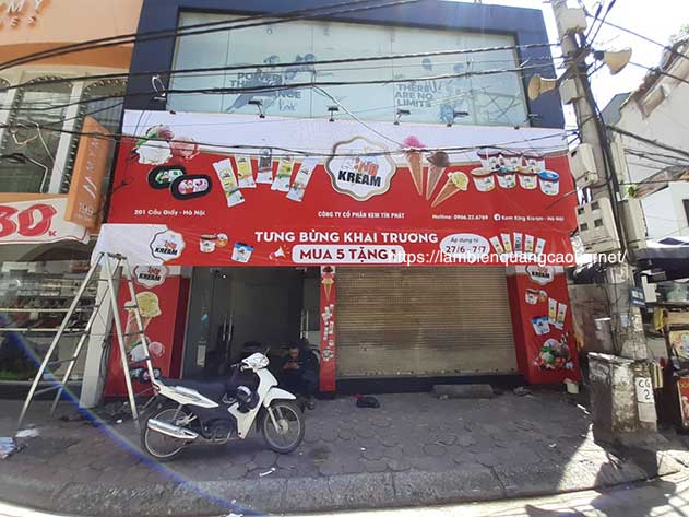 biển quảng cáo đồ ăn vặt đẹp