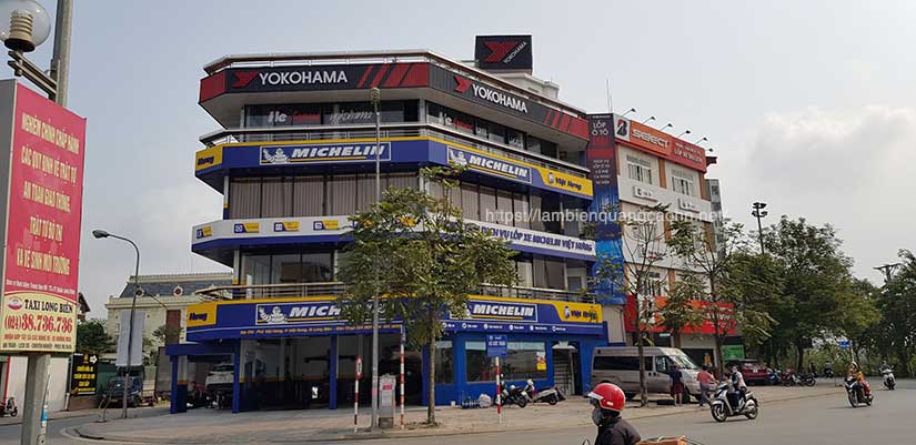 mẫu biển quảng cáo gara ô tô