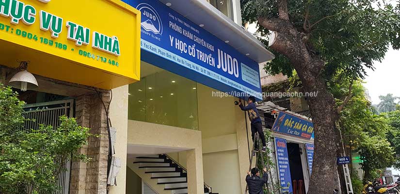 Mẫu biển quảng cáo in bạt đẹp, biển bạt, biển bạt quảng cáo, biển bạt hộp đèn