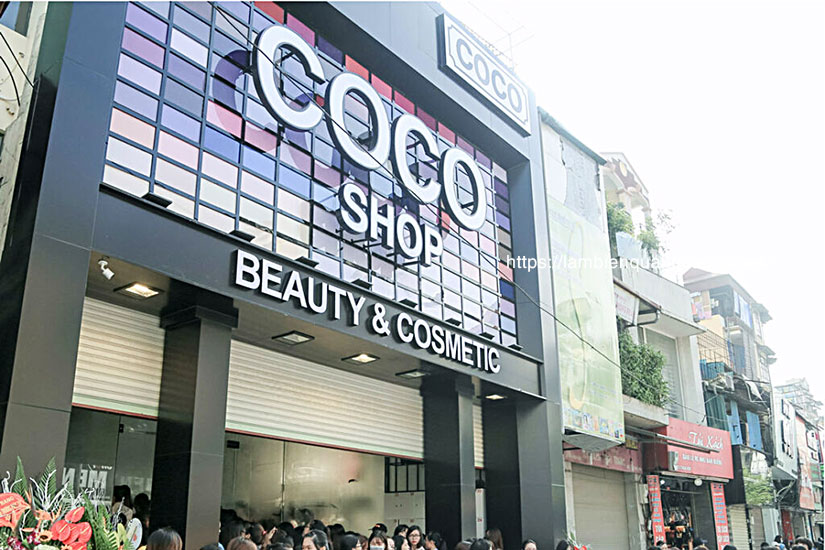 màu sắc trên biển quảng cáo, font chữ trên biển quảng cáo, làm biển quảng cáo, biển cửa hàng