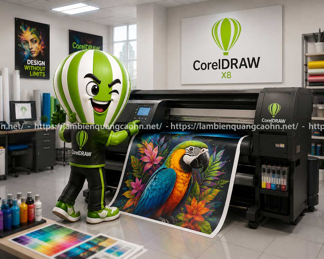 Thiết kế biển hiệu bằng CoreDraw