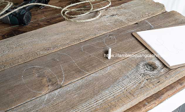 tự làm biển quảng cáo, cách làm bảng hiệu handmade, tự làm bảng hiệu gỗ, tự làm bảng hiệu