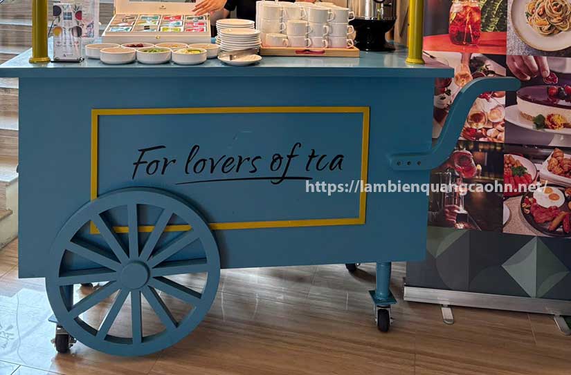 xe đẩy bán hàng, booth trưng bày