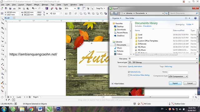 Cách để xuất file mang đi in quảng cáo: in bạt, in PP