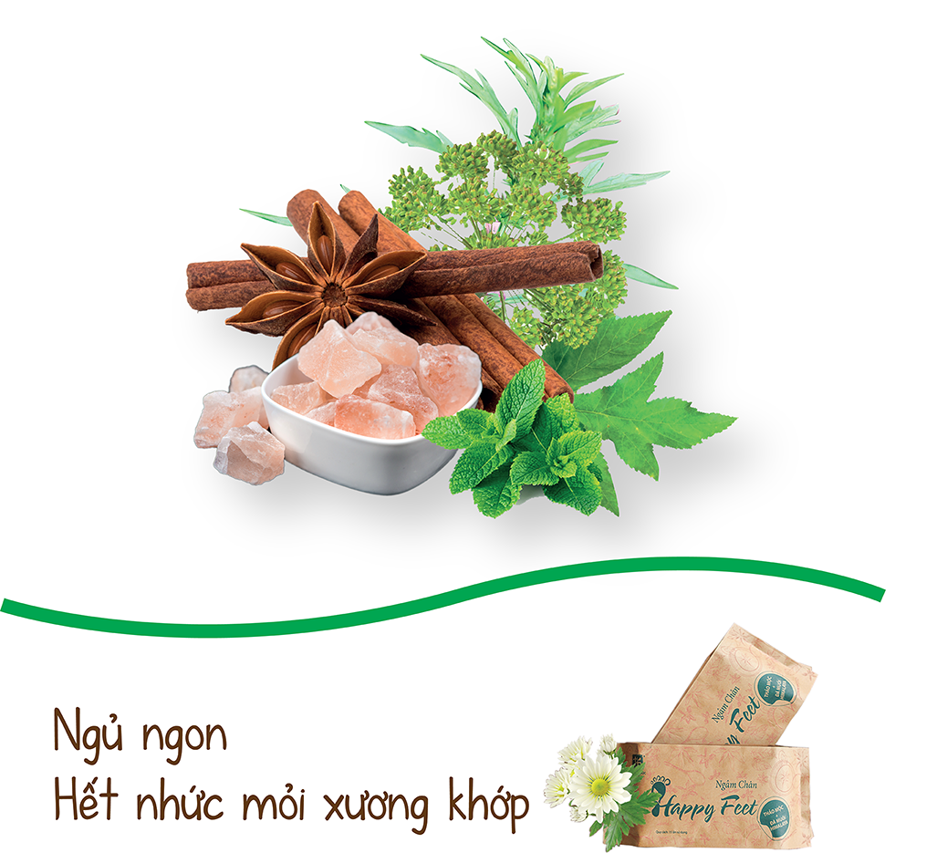 Sự ĐỘC ĐÁO có 1-0-2 của THIỆN DƯỢC NGÂM CHÂN HAPPY FEET trong Điều trị Bệnh xương khớp