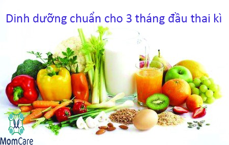 MẸ BẦU ĐÃ BIẾT CHẾ ĐỘ DINH DƯỠNG CHUẨN CHO 3 THÁNG ĐẦU THAI KÌ CHƯA?