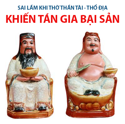 Kinh doanh mà không biết cách đặt bàn thờ Thần tài Thổ địa thì chỉ có sập tiệm, nghèo khó cả đời