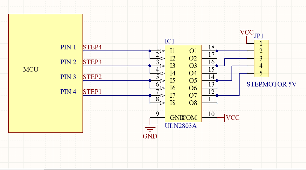 Giao tiếp IC ULN2803 SOP18 với Vi điều khiển: