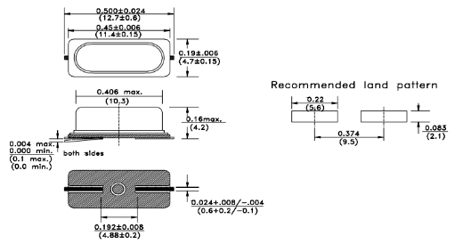 Thạch anh 4Mhz SMD (2con/túi)