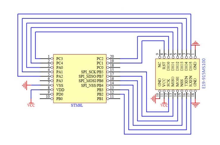 Sơ đồ kết nối vi điều khiển