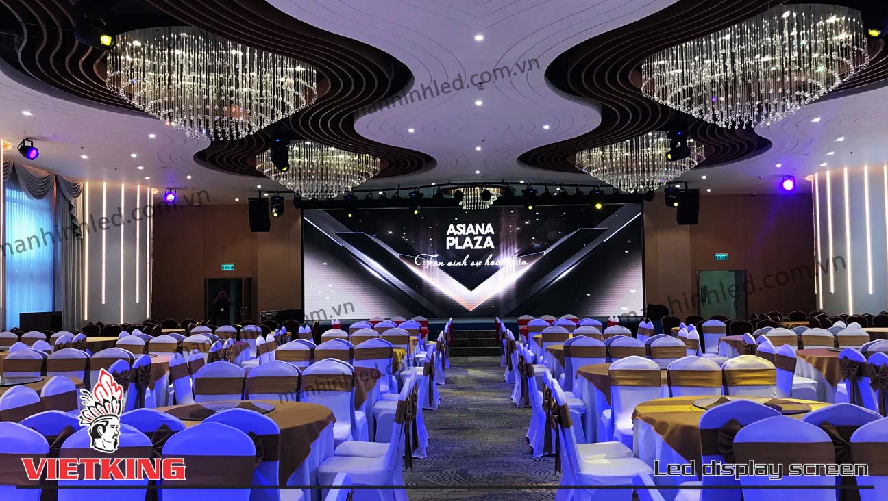 Hệ thống Màn hình Led trung tâm hội nghị tiệc cưới ASIANA PLAZA - Q. Phú Nhuận