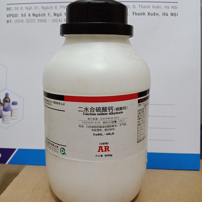 Calcium sulfate dihydrate CaSO4.2H2O