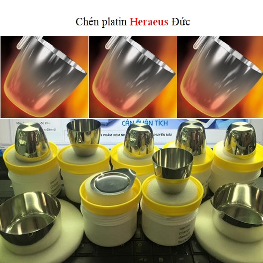 Chén Platin dùng  trong phòng thí nghiệm (chén bạch kim)