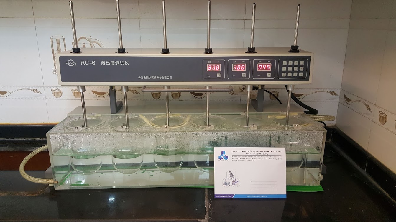 Máy đo độ hòa tan viên thuốc 6 vị trí RC-6
