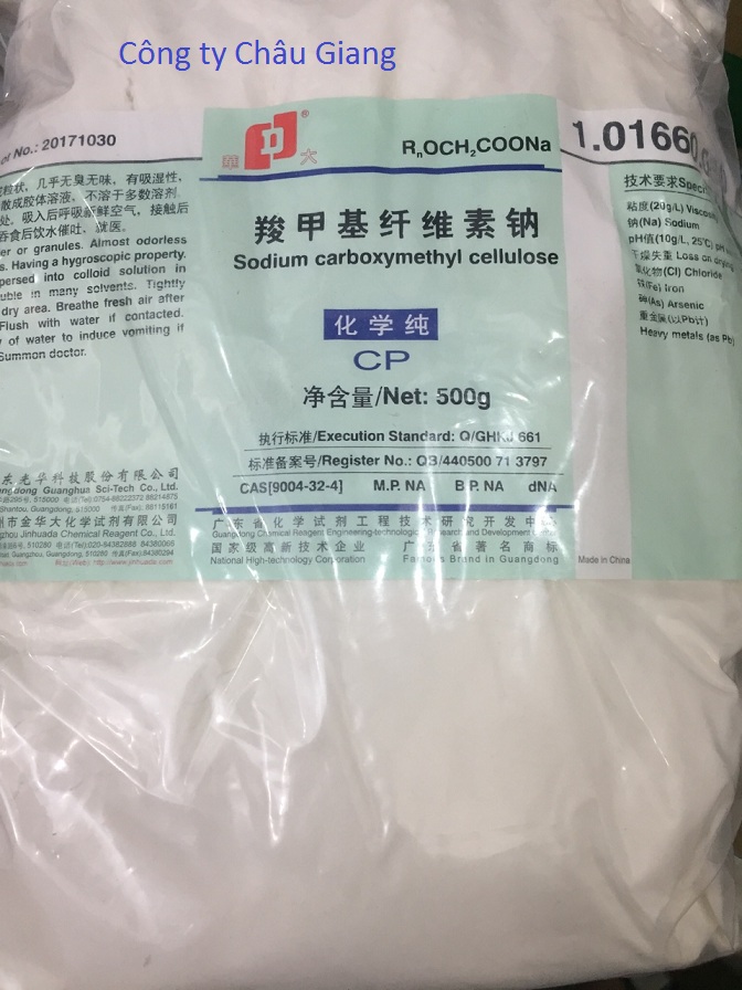Sodium carboxymethyl cellulose ( CMC) RnOCH2COONa
