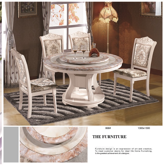 BÀN ĂN MẶT ĐÁ NHẬP KHẨU 868