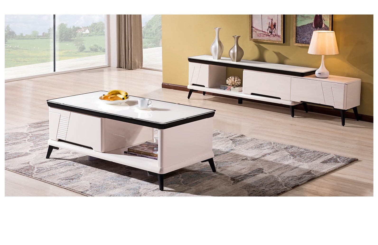 KỆ TIVI MẶT KÍNH NHẬP KHẨU CAO CẤP 5-1520