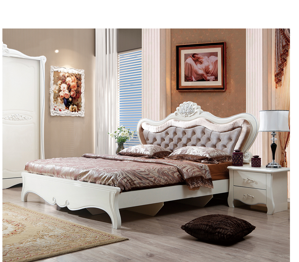 Giường ngủ tân cổ điển D02