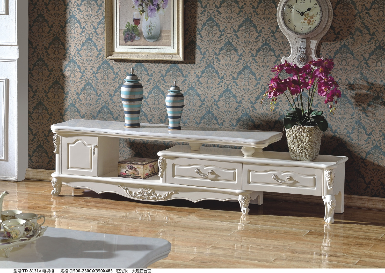 Kệ tivi mặt đá hiện đại 8131