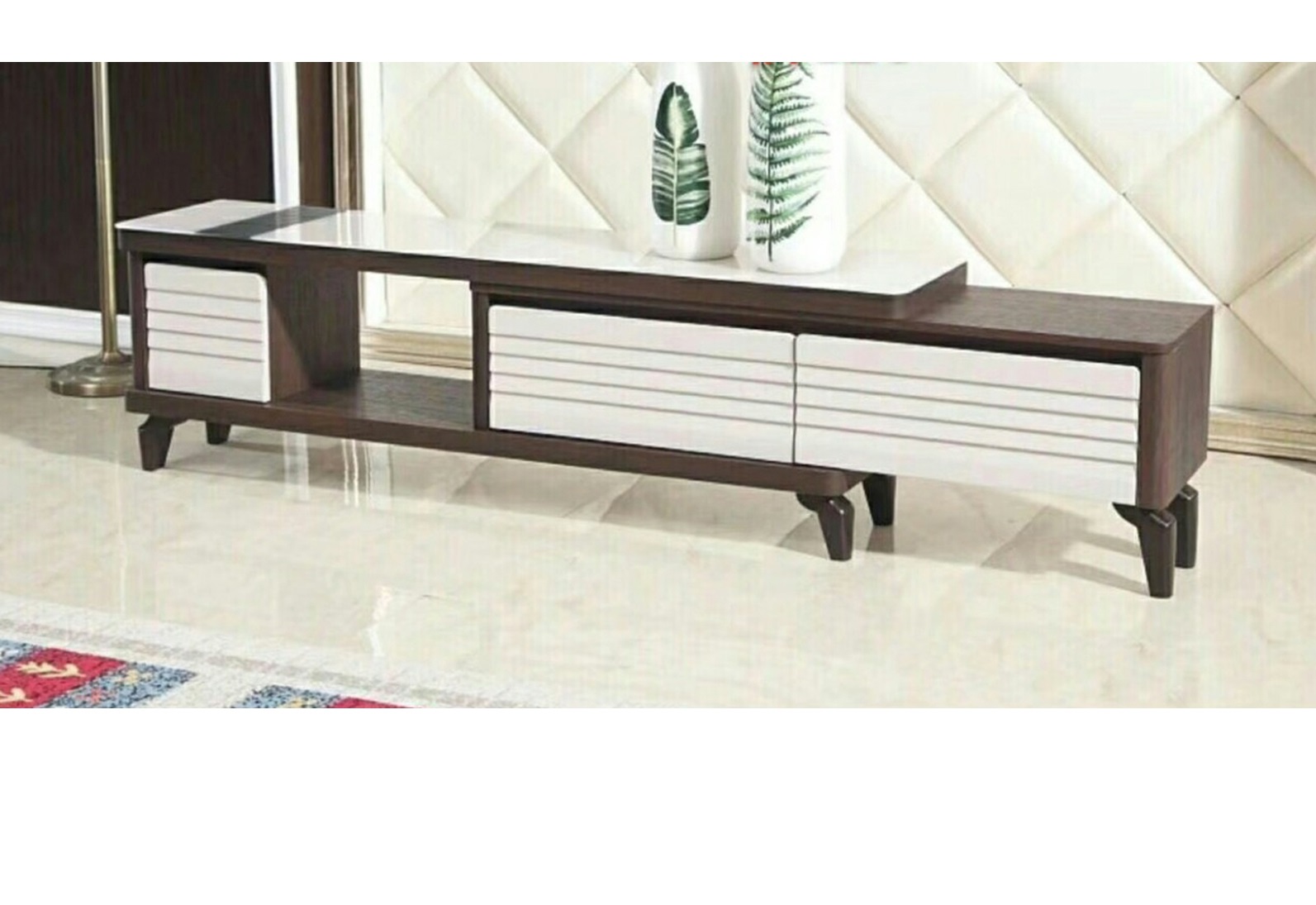 KỆ TIVI MẶT KÍNH NHẬP KHẨU CAO CẤP T-1507