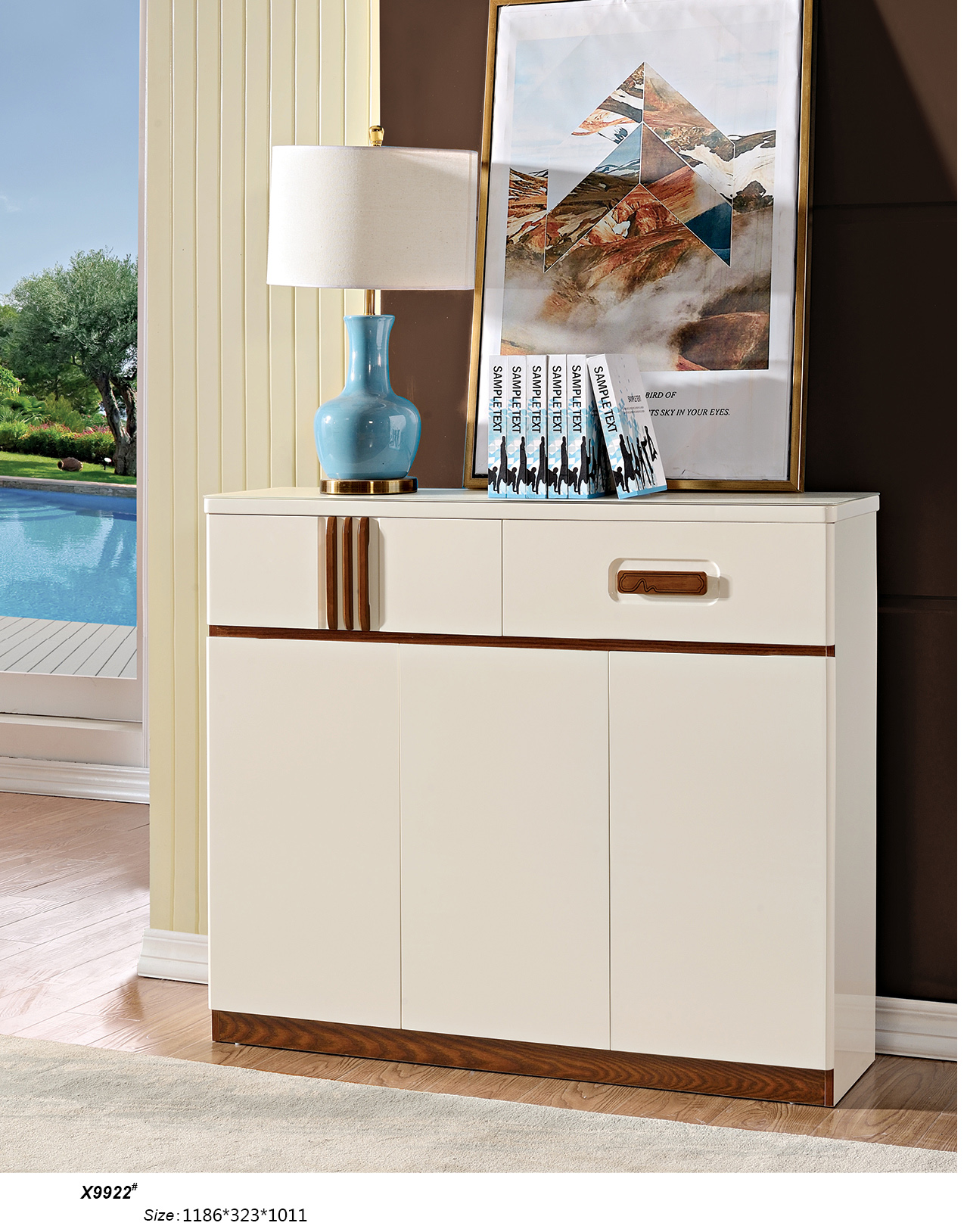 TỦ GIÀY MẶT KÍNH HIỆN ĐẠI 9922