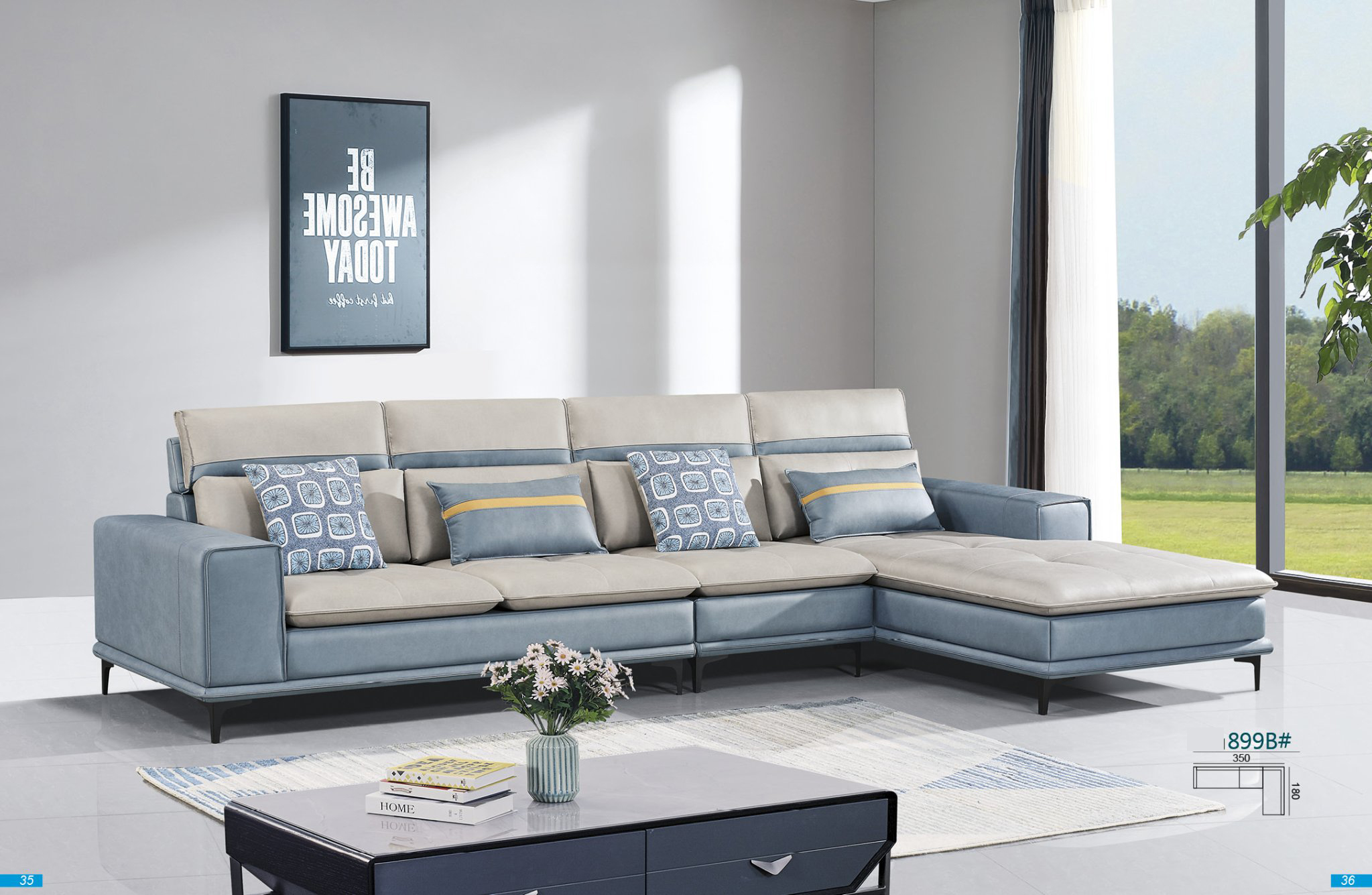 SOFA VẢI CÔNG NGHIỆP 899B