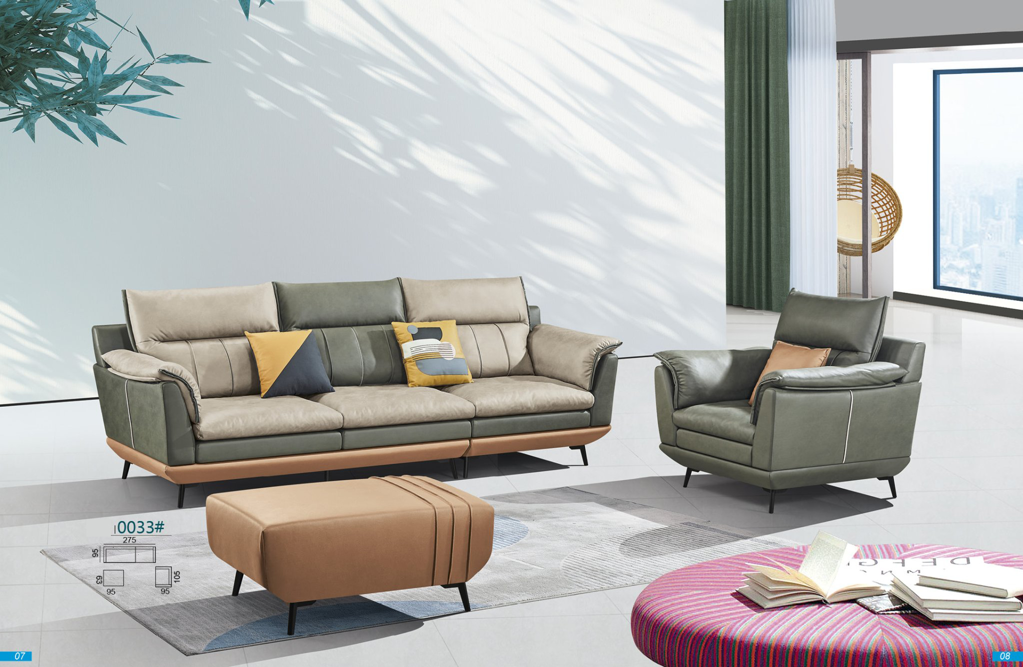 SOFA VẢI CÔNG NGHIÊP 0033