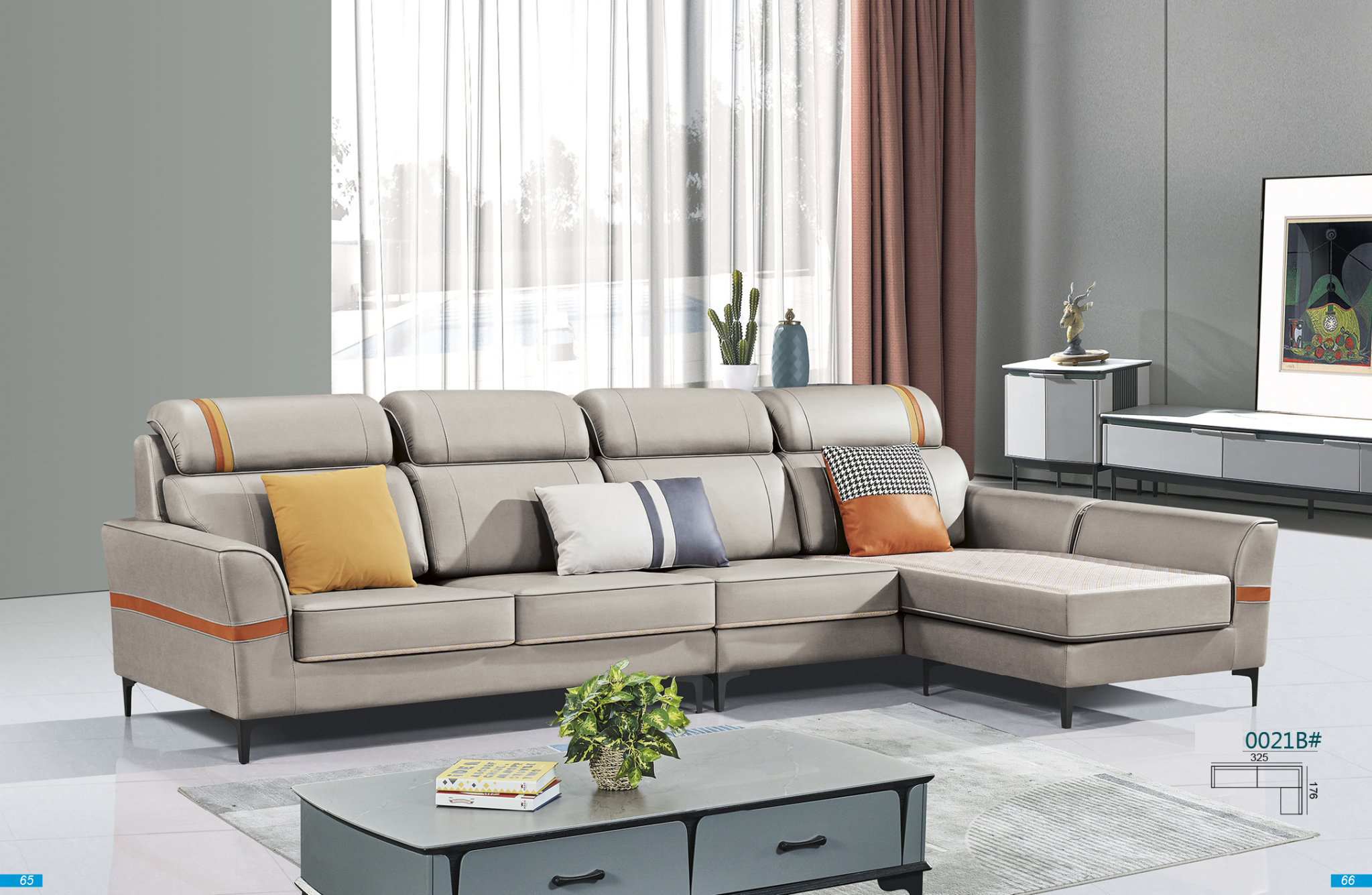 SOFA VẢI CÔNG NGHIỆP 0021B