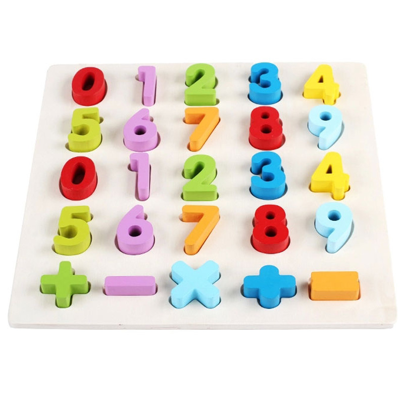 Giúp bé học toán bằng đồ chơi gỗ