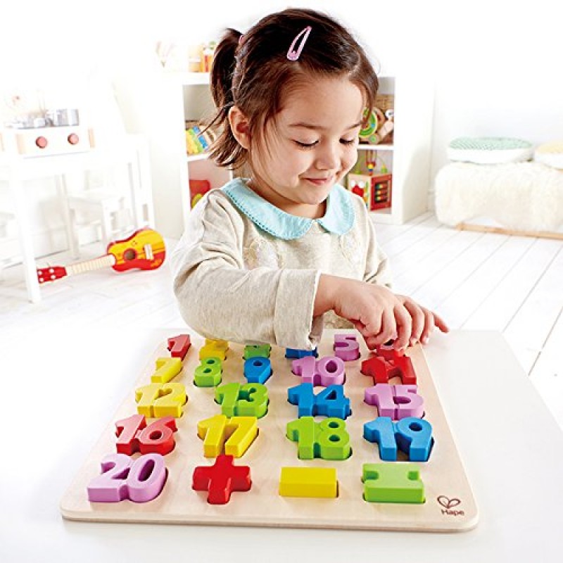 Giúp bé học toán bằng đồ chơi gỗ