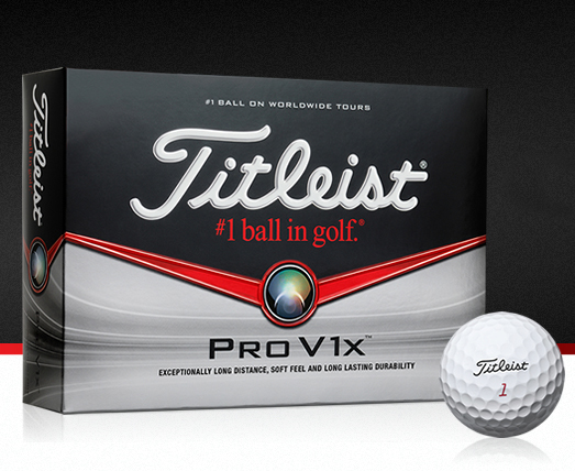 bóng golf Titleist Pro V1x.