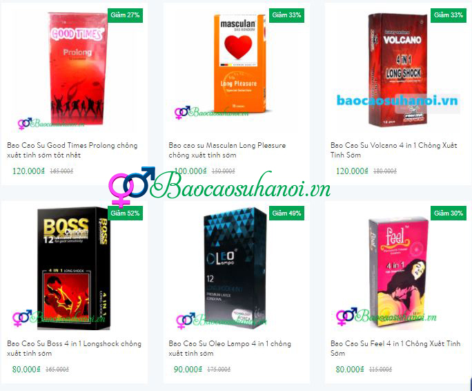 bao cao su kéo dài thời gian