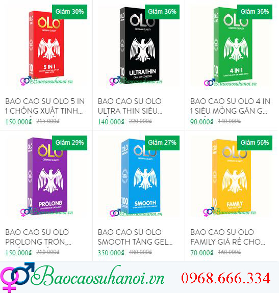 bao cao su olo