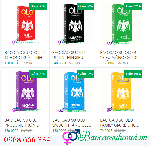 bao cao su olo