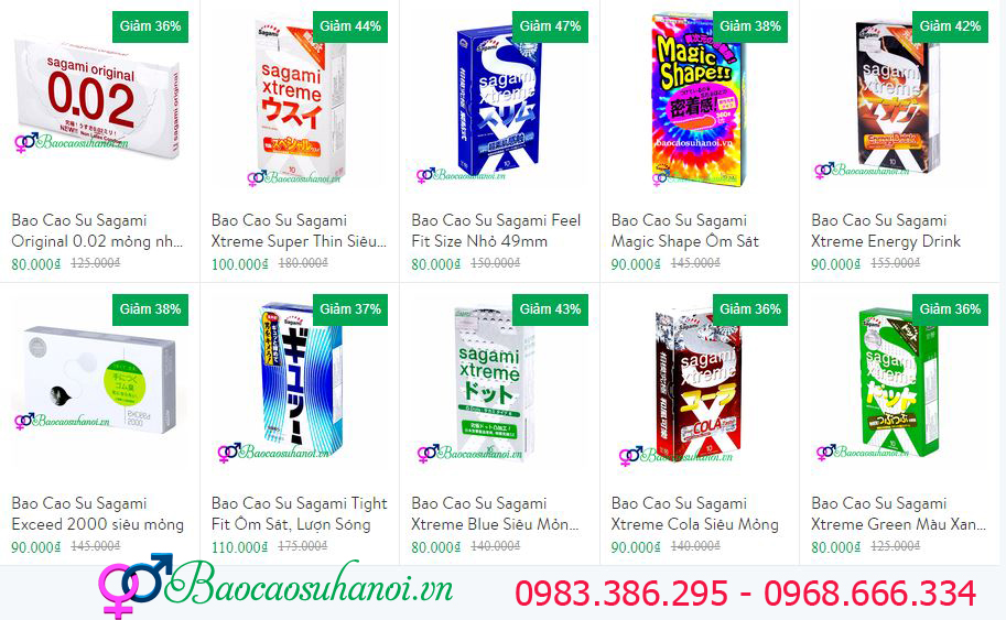 bao cao su sagami ở thanh xuân