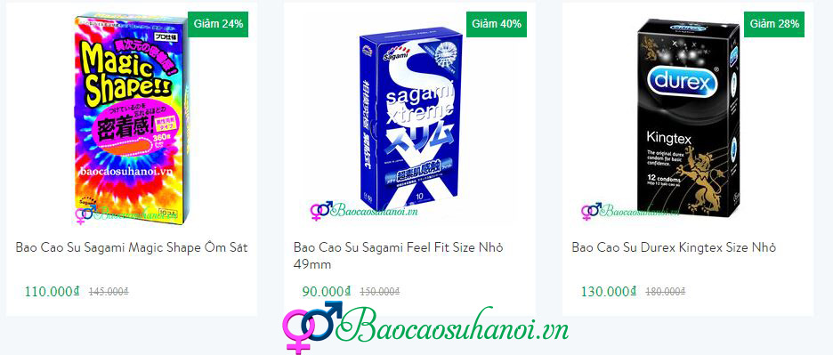 bao cao su size nhỏ