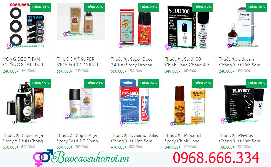 chai xịt chống xuất tinh sớm ở cẩm phả