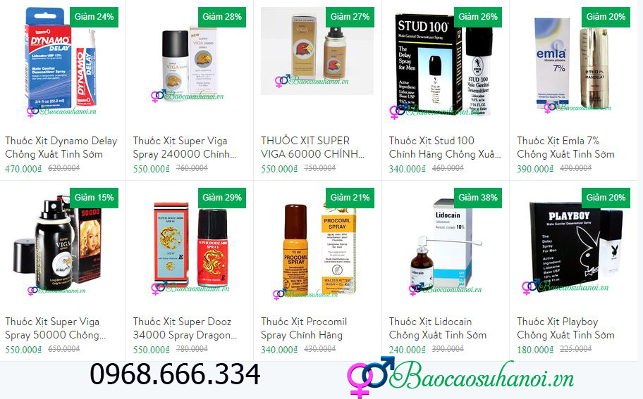 chai xịt kéo dài thời gian quan hệ ở hai bà trưng