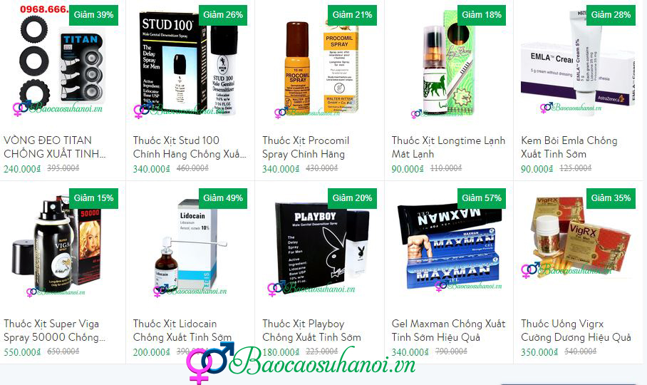 chai xịt kéo dài thời gian quan hệ