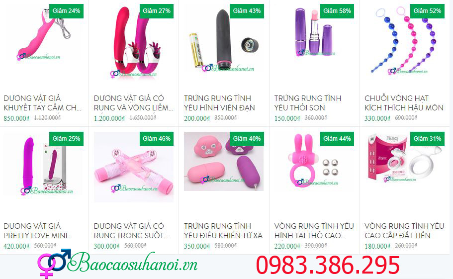 đồ chơi tình dục ở vĩnh phúc