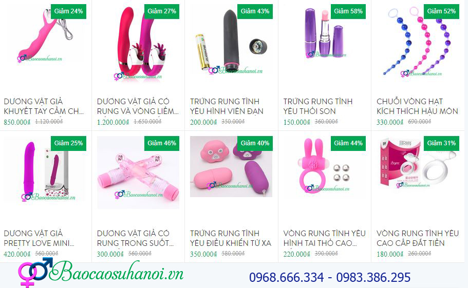 đồ chơi người lớn ở quảng bình