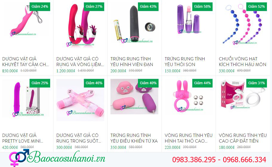 đồ chơi người lớn ở quảng trị