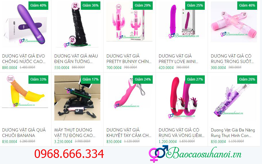 dương vật giả ở tây hồ