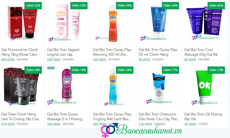 gel bôi âm đạo giá rẻ