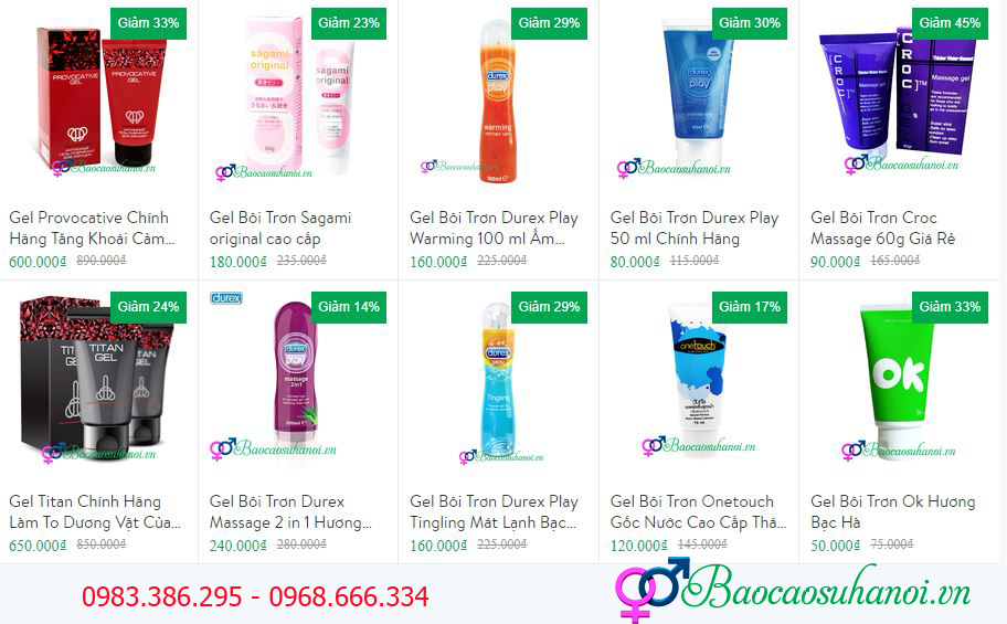 gel bôi trơn ở quảng trị