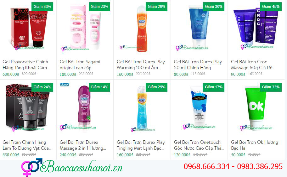 gel bôi trơn ở vinh