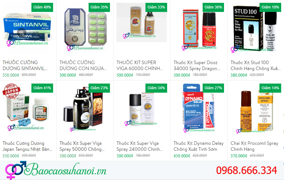 thuốc cường dương chính hãng